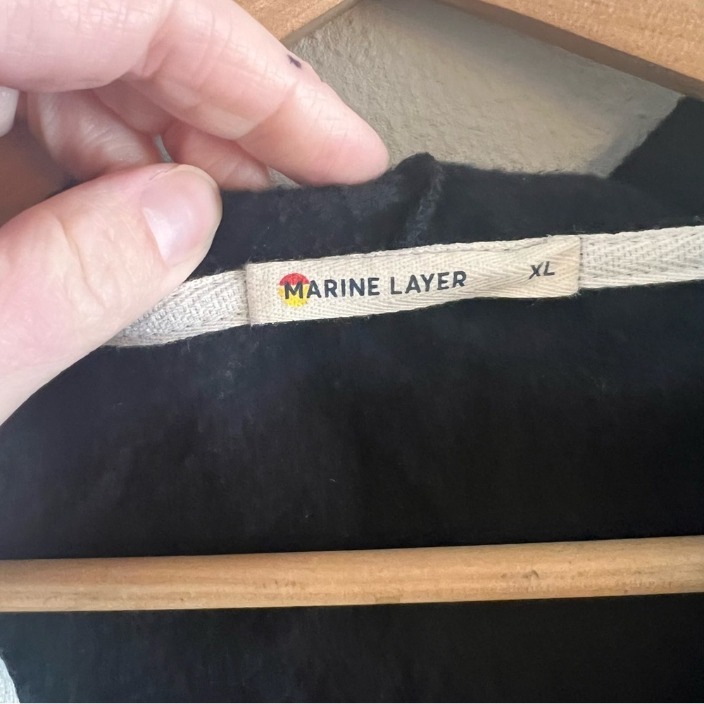 Marine Layer Embroidered Carrot Hoodie View 4